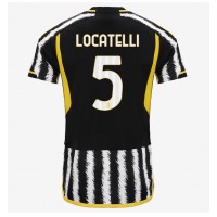 Fotbalové Dres Juventus Manuel Locatelli #5 Domácí 2023-24 Krátký Rukáv